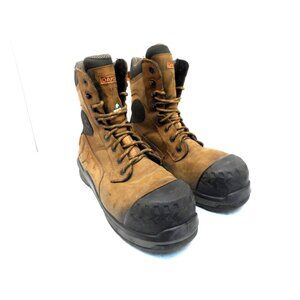 Dakota Men's 8" 8512 Comp. Toe Comp. Plate WP Safety Work Boots Brown Size 13M